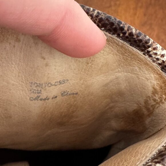 Donald J. Pilner Tonto Suede/Lizard Print Studded Boot - Picture 9 of 13